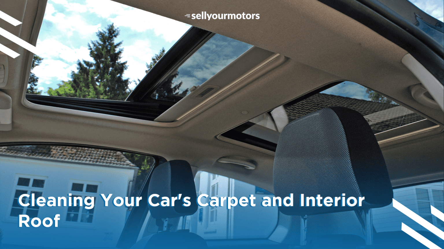 How to Clean Car Carpet and Car Interior Roof Sell Your Motors Blog